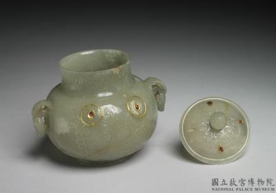 图片[3]-Jade two handled tea caddy, Mughal Empire-China Archive